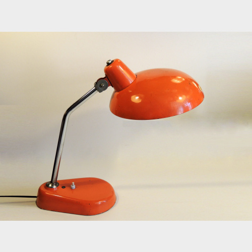 Lampada da Scrivania Seminara, Arancio Laverda anni '70