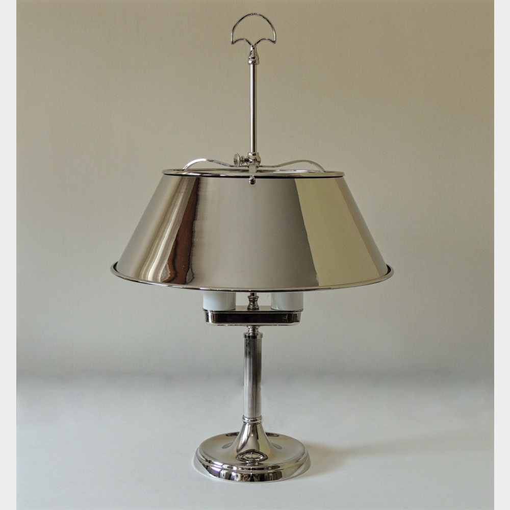 Lampada_bouillotte_ottone_nichelato Lampada da Tavolo Bouillotte