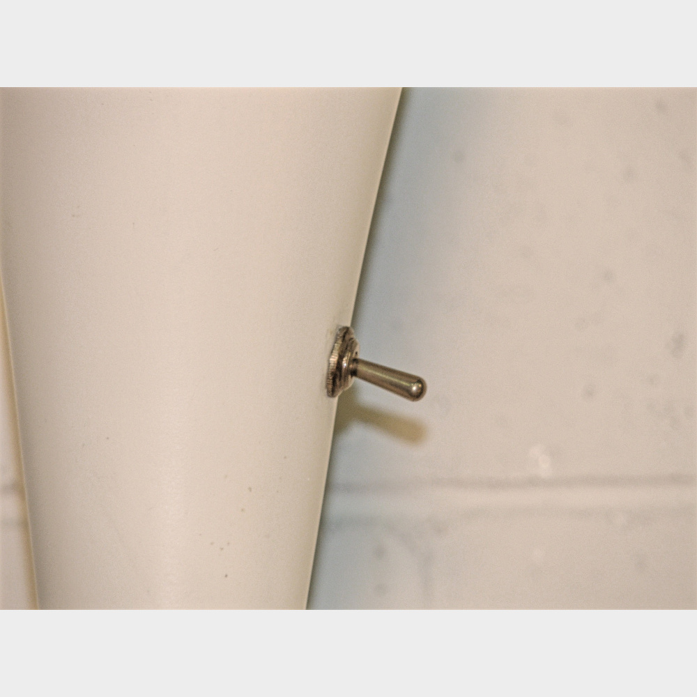 Luminator Bianca, dettaglio interruttore