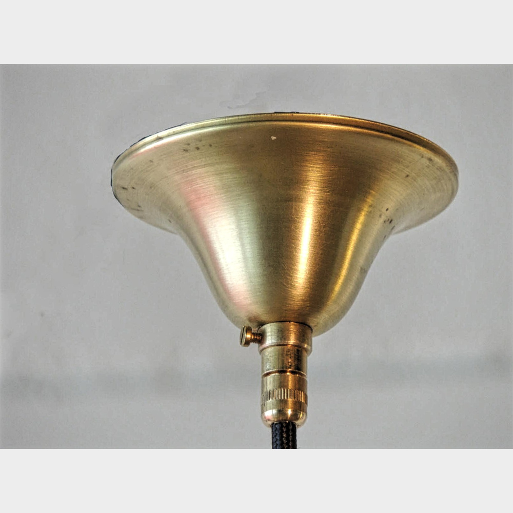 sospensione_ottone_rosone Lampada FS a Sospensione in Ottone, Rosone