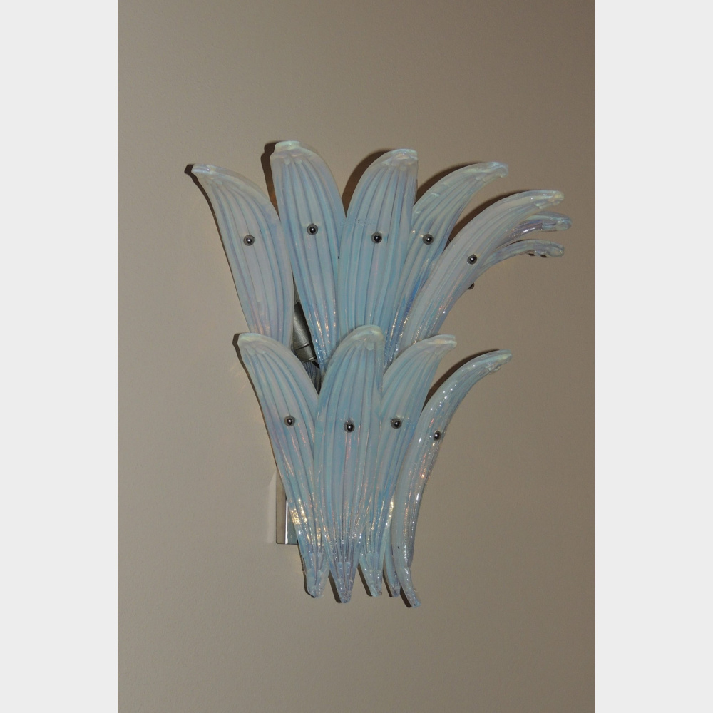 Applique Piumette in Vetro di Murano