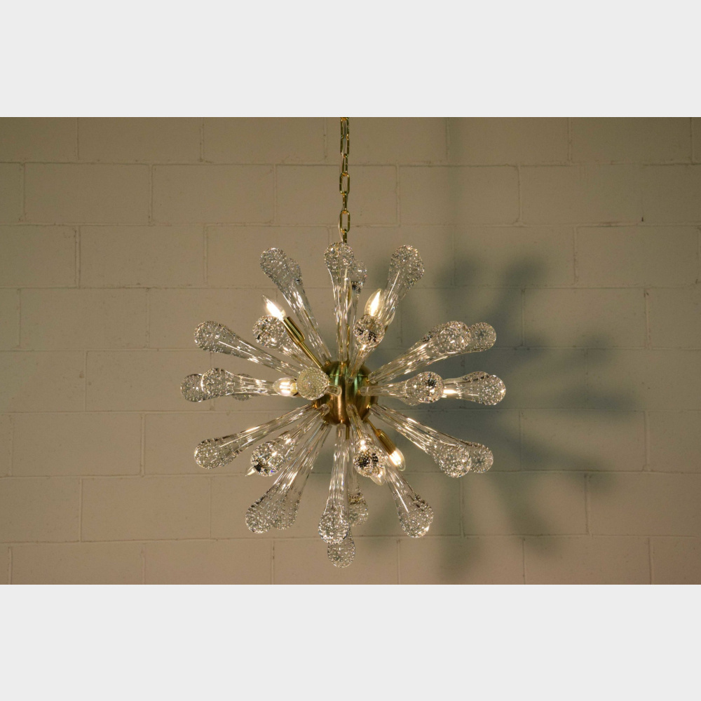 Lampadario Sputnik in Vetro di Murano