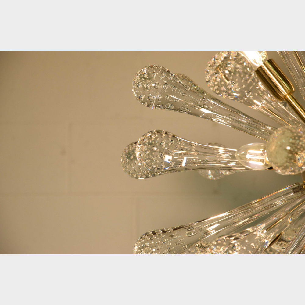 Lampadario Sputnik in Vetro di Murano