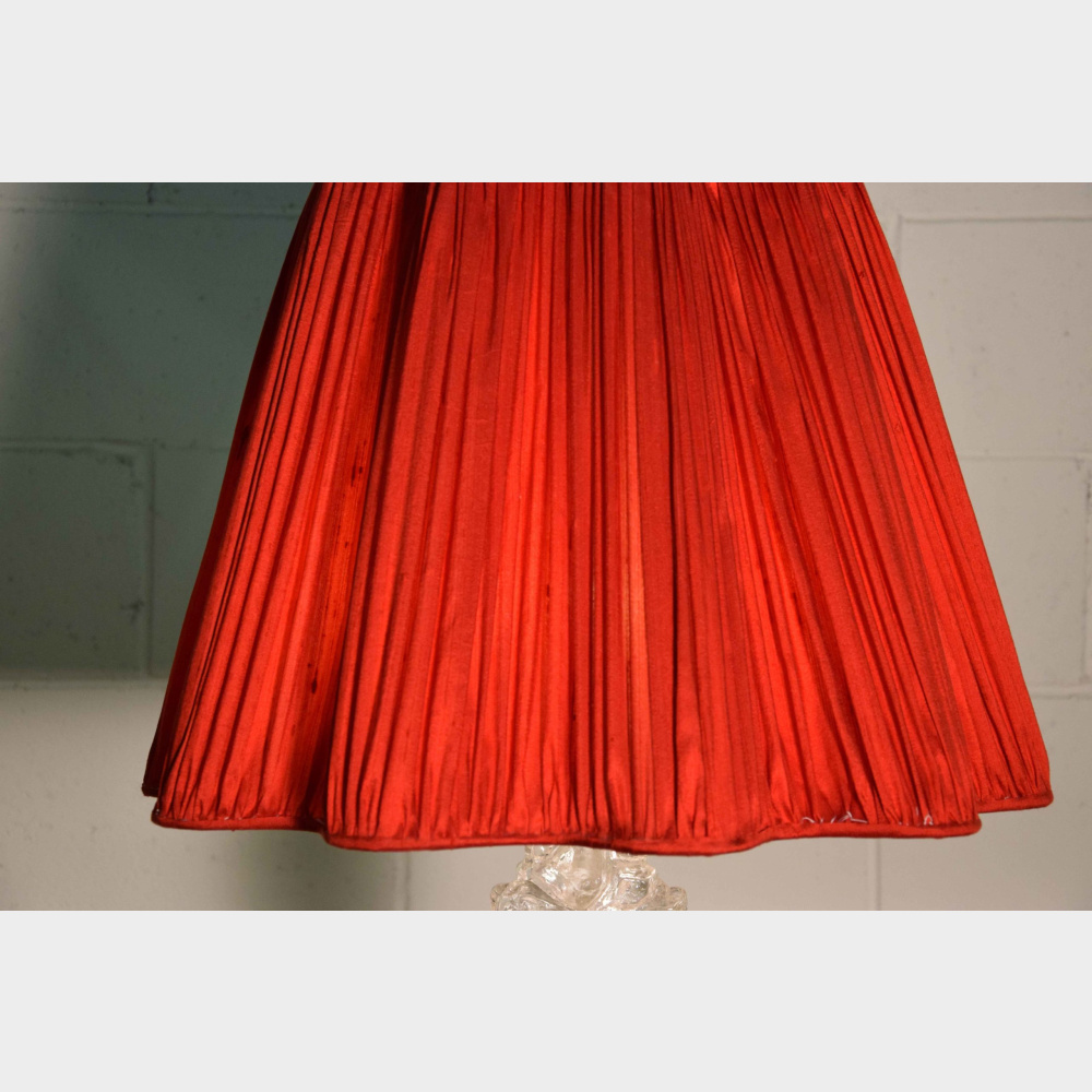 Dettaglio paralume, fuoco su ghiaccio