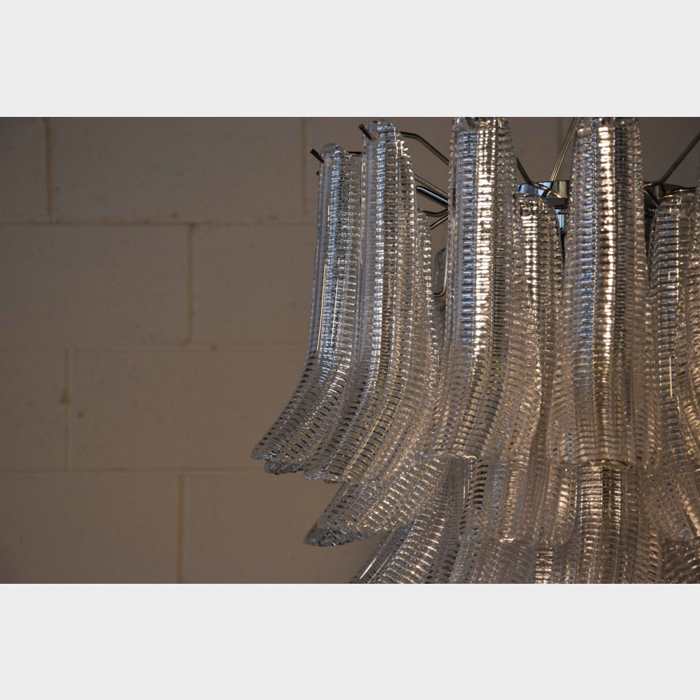 Lampadario selle in vetro di Murano