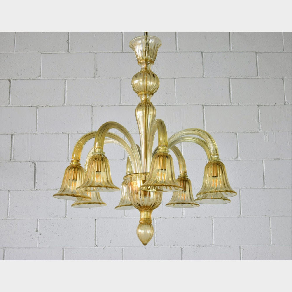 Lampadario Murano a Cascata