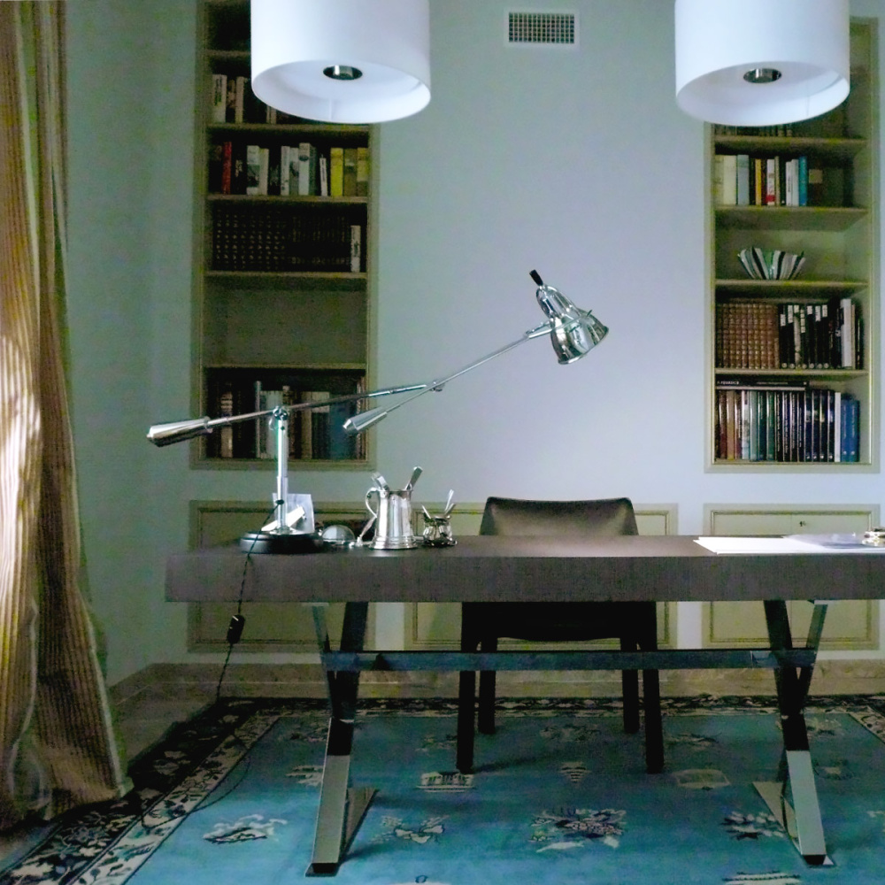 Lampada da tavolo scrivania regolabile direzionabile Edwrd Wilfred Buquet