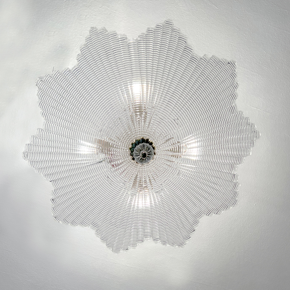 Plafoniera a stella otto punte art. LS24 P rossi illuminzione vicenza (2)