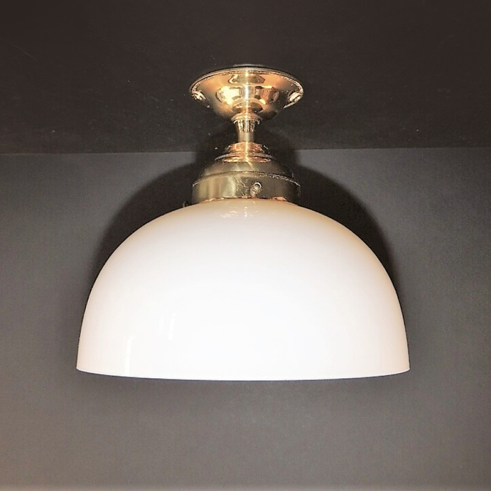 Lampada a soffitto in ottone cromato mod. Tramvai art. LS 1 cromo 2